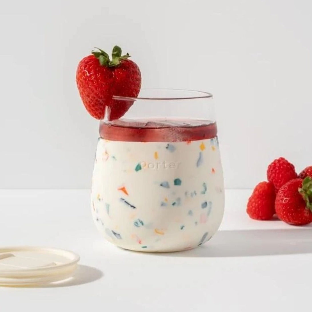 Porter Glass terrazzo Cream 440 ML